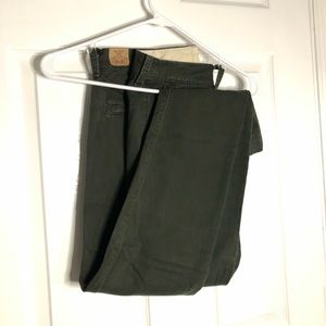 Hollister Chinos Slim Straight pants size 28X30 color olive green/military green